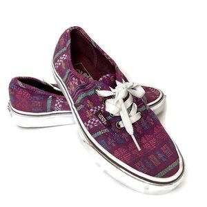 Vans women’s 6.5 shoes purple multicolor